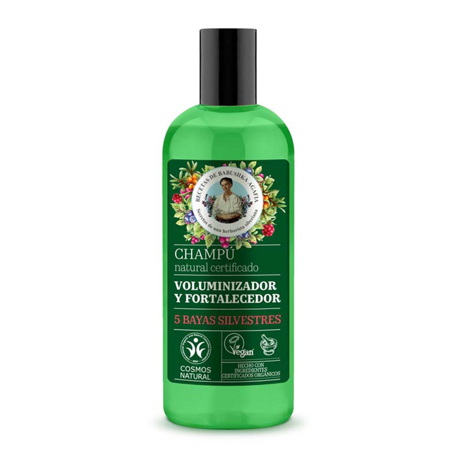 Green Agafia 5 Bayas Silvestres Champu Voluminizador Natural 260Ml